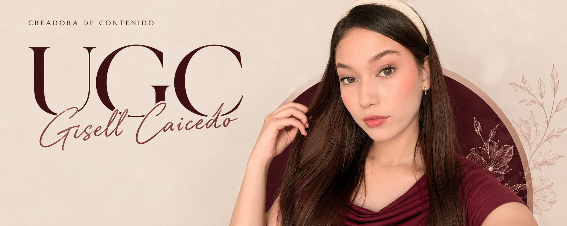 Gisell Caicedo — creadora de contenido UGC